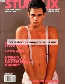 Studflix Gay Magazine February 1988 - David Burrill - Jack Wrangler - Al Parker